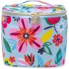 imagekate spade new york Insulated Lunch Tote Small Lunch Cooler Cute Lunch Bag for Women Striped Thermal Bag with Double Zipper Close and Carrying Handle Sunshine FloralSafari Floral