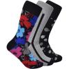 imagekate spade new york Womens 3Pack Painterly Floral Crew Socks Soft ampamp Comfortable