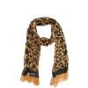 imagekate spade new york Womens Regal Leopard Oblong Scarf Stylish Fashion Accessory for Women panelablack OS