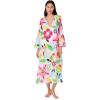 imagekate spade new york Womens Safari Floral V Neck CaftanMulti