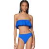 imagekate spade new york Womens Solid Ruffle Bra TopNautical Blue