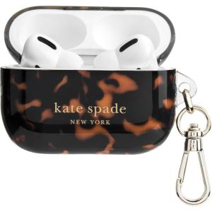Kate Spade New York AirPods Pro Protective Case with Keychain Ring – Multi Floral Rose, Compatible with AirPods Pro 2nd / 1st Generation(Tortoiseshell)