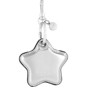 Kate Spade New York AirTag Holder with Gold Ring Clip – Protective Case for Apple AirTag – City Leopard(Star)