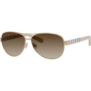 Kate Spade New York Dalia Sunglasses, Women’s Trendy Rx-Able Aviator Sunglasses with Adjustable Nosepads & Branded Travel Case