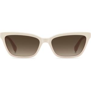 Kate Spade New York KS Aisha 2/S Rectangular Sunglasses, Champagne, 55mm