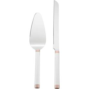 Kate Spade New York Rosy Glow 2-Piece Champagne Flute Set(Dessert Set)