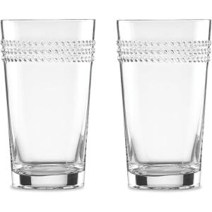 Kate Spade New York Wickford 2-Piece Highball Glass Set, 1.90 LB, Clear