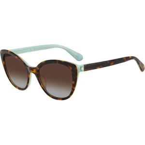 Kate Spade New York Womens Amberlee/S Cat Eye Sunglasses(Havana/Polarized Brown Gradient)