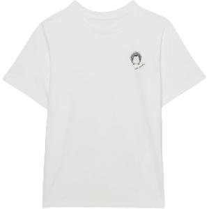Kate Spade New York Womens Critters Tee(Fresh White Hedgehog)