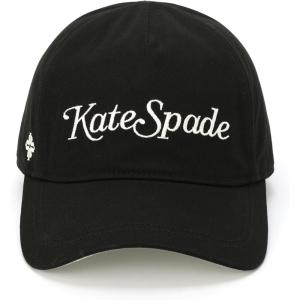 Kate Spade New York Women’s Magazine Script Baseball Cap, Cotton Hat for Sun Protection, Summer Accessory