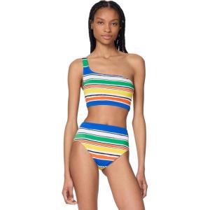 Kate Spade New York Womens One Shoulder Top(Multi)