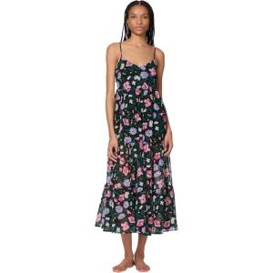 Kate Spade New York Womens Tier Cover Up Dress(Black Mlt)