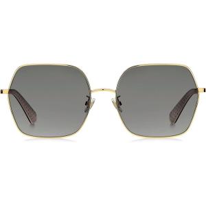 Kate Spade New York womens Eloy/F/S Square Sunglasses(Black)