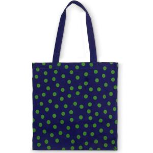 kate spade new york Cute Canvas Tote Bag for Women, Canvas Beach Bag, Tote with Pocket, Sonnet Dot
