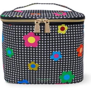 kate spade new york, Insulated Lunch Tote, Small Lunch Cooler, Cute Lunch Bag for Women, Striped Thermal Bag with Double Zipper Close and Carrying Handle (Sunshine Floral)(Gingham Garden)