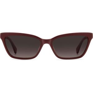 kate spade new york Ks Aisha 2/S Rectangular Sunglasses(Burg Gold)