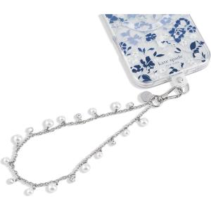 kate spade new york Phone Charm – Detachable Cell Phone Lanyard – High Shine(Dazzling Pearl)