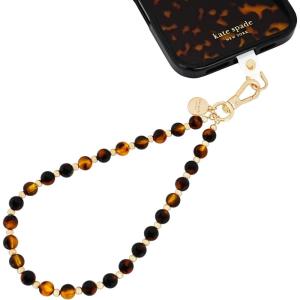 kate spade new york Phone Charm – Detachable Cell Phone Lanyard – High Shine(Tortoise Bead)