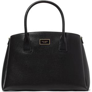 kate spade new york Serena Saffiano Leather Satchel(Black)