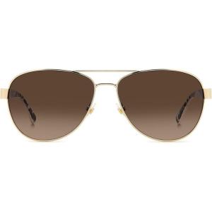kate spade new york Women’s Ks Polina 2/G/S Pilot Sunglasses(Beige)