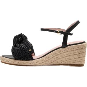 kate spade new york Women’s Leandra Wedge Sandal(Black)