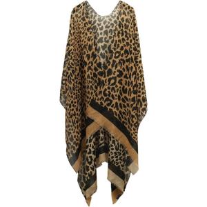 kate spade new york Women’s Regal Leopard Ruana