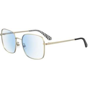 kate spade new york Women’s Salome/BB Rectangular Reading Glasses, Gold/Blue As, 52mm, 17mm + 1.5(Gold)