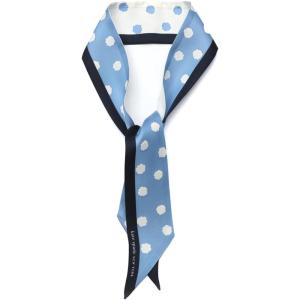 kate spade new york Women’s Sea Spray Dot Silk Skinny Scarf, Stylish & Lightweight Accessory for Everyday