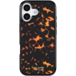 kate spade new york iPhone 17 Case – Compatible with MagSafe – Designer Phone Case – Sunshine Floral Gems(Brown)