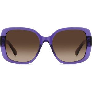 kate spade new york unisex-adult Ks Wenona 2/G/S Square Sunglasses(Blue)