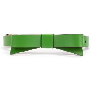 kate spade new york womens .75 Inch Bow Belt(Ks Green)