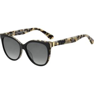 kate spade new york womens Daesha Round Sunglasses(Blackhavana)