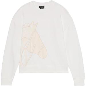 kate spade new york womens Horse Sweatshirt(Mint Frosting)