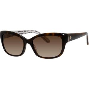 kate spade new york womens Johanna Rectangular Sunglasses(Tortoise)