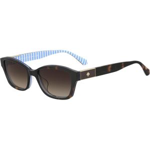 kate spade new york womens Kate Spade Woman Sun Ks Ayla 2/S(Havanablue/Brown Sf)