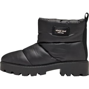 kate spade new york womens Puffed Pull on Bootie(Black)