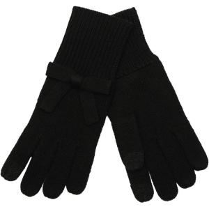 kate spade new york womens Solid Bow Glove(Black)