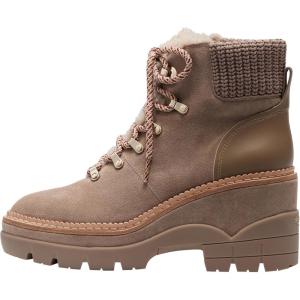 kate spade new york womens Willow Lug Lace Up Bootie(Rustic Brown)